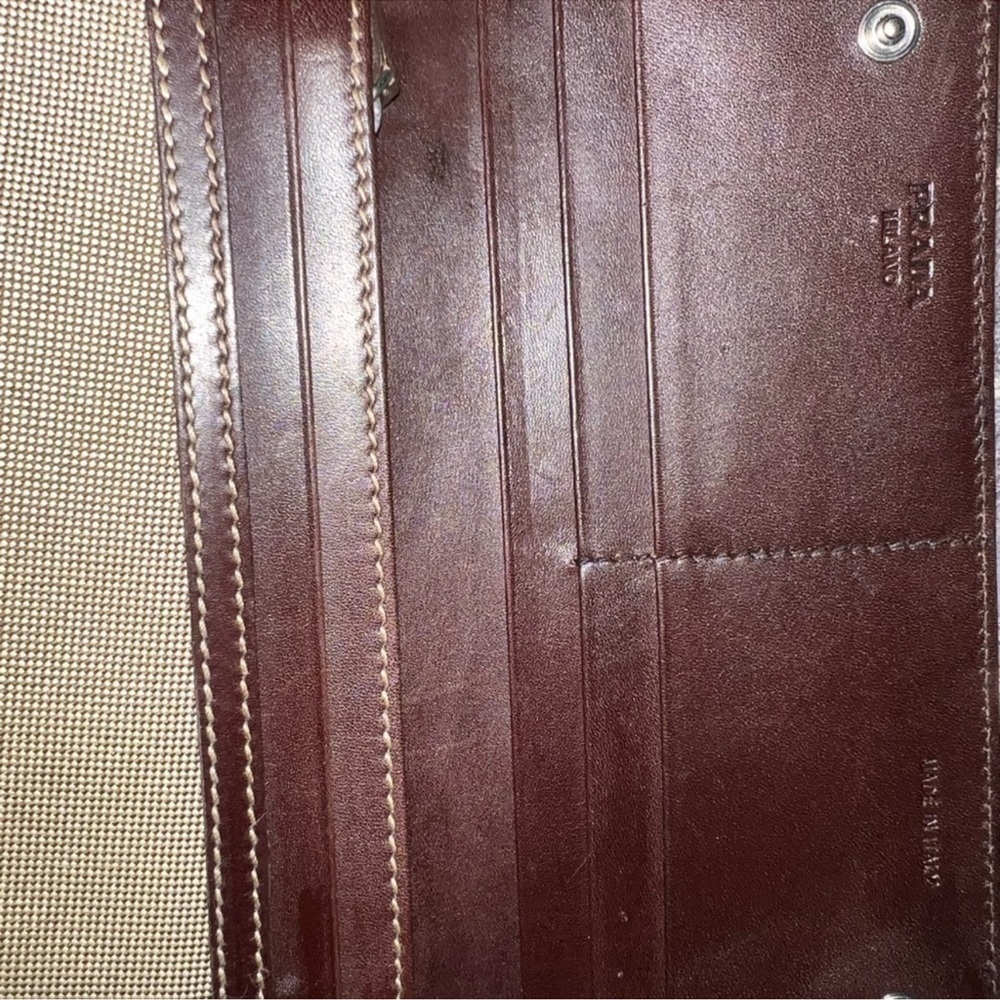 PRADA JACQUARD LONG WALLET - Picture 6 of 6